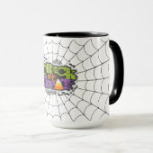 Spider Webでトリックまたはトリート マグカップ (正面右)