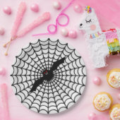 Spider Webのハロウィーン紙プレート/こうもり ペーパープレート (パーティー)