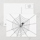 Spider Webはがき ポストカード (正面/裏面)