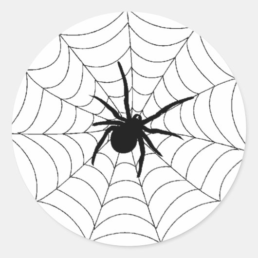 Spider Webスタンプ ラウンドシール (正面)