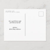 Spider Webハッピーハローウィンフォトカード 案内ポストカード (裏面)