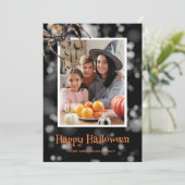 Spider Webフォトハッピーハローウィンカード シーズンカード (スタンド正面)