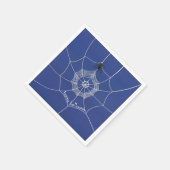 Spider Web不気味のSpider スタンダードカクテルナプキン (角)