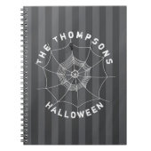 Spider Web不気味のSpider ノートブック (正面)