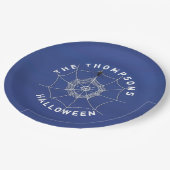 Spider Web不気味のSpider ペーパープレート (アングル)