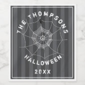 Spider Web不気味のSpider ワインラベル (シングルラベル)