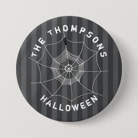 Spider Web不気味ボタンのSpider 缶バッジ (正面)