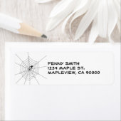 Spider Web住所 シール (インサイチュ)