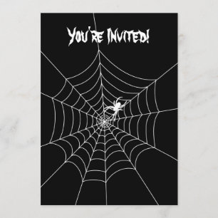 Spider Web招待状- 空白の 招待状