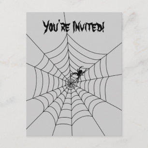 Spider Web招待状- 空白の 招待状