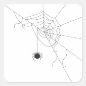 spider web スクエアシール (正面)