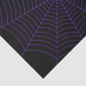 Spider web black purple Halloween pattern 薄葉紙 (詳細)