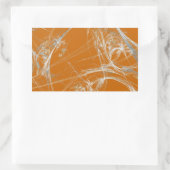Spider Web Fractal Background Rectangleステッカー 長方形シール (バッグ)