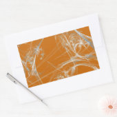 Spider Web Fractal Background Rectangleステッカー 長方形シール (封筒)