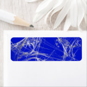 Spider Web Framework背景差出人住所シール ラベル (インサイチュ)