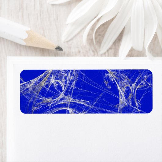 Spider Web Framework背景差出人住所シール ラベル (インサイチュ)