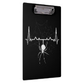 Spider Web Heartbeat Cobweb Spider Gift クリップボード (右)