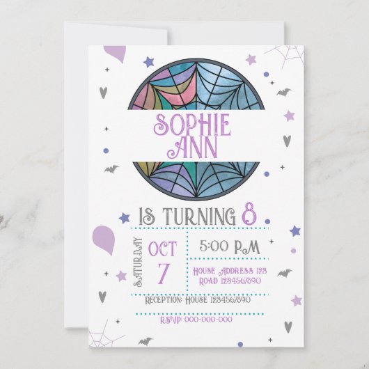 Spider Web Invitation 招待状 (正面)