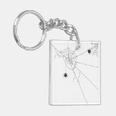 spider web net キーホルダー (正面左)