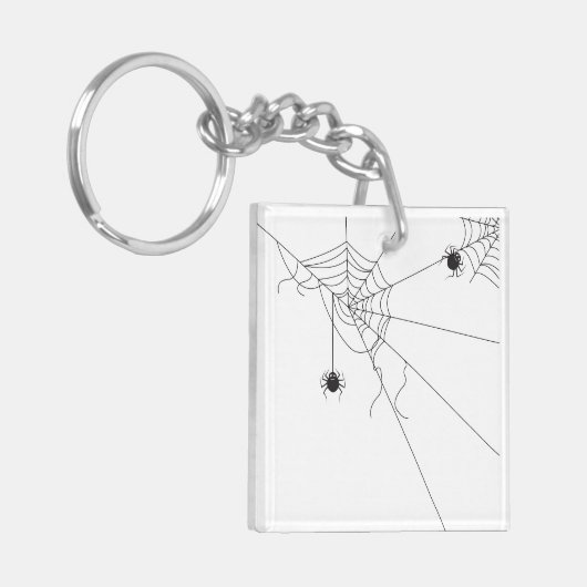 spider web net キーホルダー (正面左)