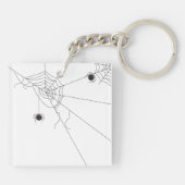 spider web net キーホルダー (裏面)
