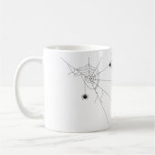 spider web net コーヒーマグカップ (左)