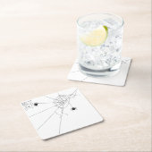 spider web net スクエアペーパーコースター (インサイチュ)