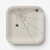 spider web net ペーパープレート (正面)