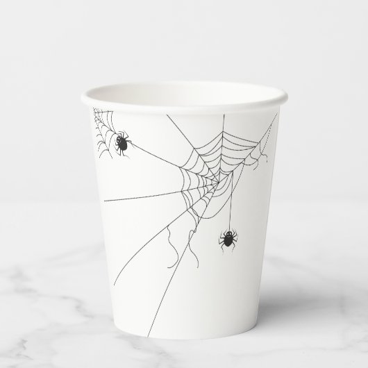spider web net 紙コップ (裏面)