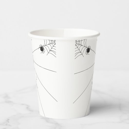 spider web net 紙コップ (左)