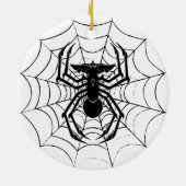 SpiderGremlinくもの巣 セラミックオーナメント (裏面)