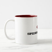 SPIDERintheHALLの目のロゴのマグ ツートーンマグカップ (左)