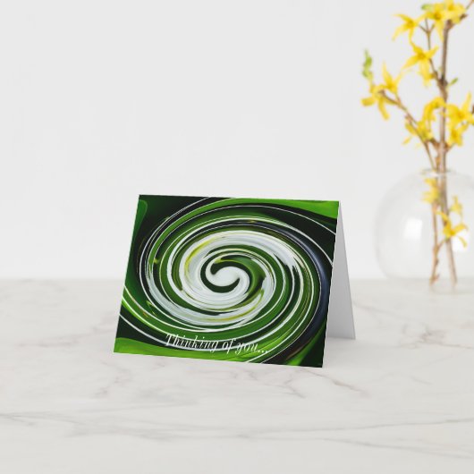 SpiderLily考える Twist Your カード (黄色い花)