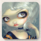 "Spiderling"のコースターが付いているポートレート コースター (正面)