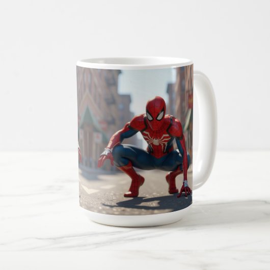 Spiderman Mug コーヒーマグカップ (正面右)