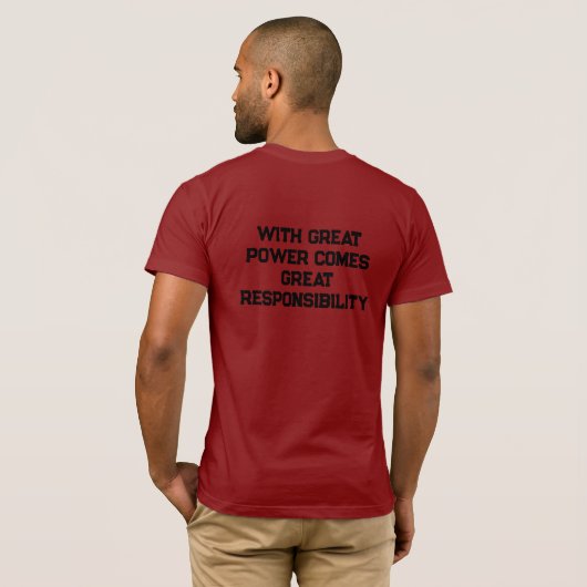 Spiderman Tシャツ (裏面フル)