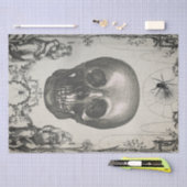 Spiders and Skull  Victorian Tissue Paper 薄葉紙 (クラフト)