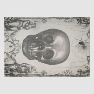 Spiders and Skull  Victorian Tissue Paper 薄葉紙