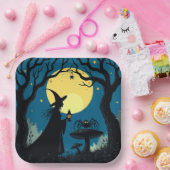 Spiders, Toadstools and Witches ペーパープレート (パーティー)