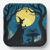 Spiders, Toadstools and Witches ペーパープレート (正面)