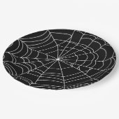 Spiderwebのハローウィンパーティのプレート、9"紙 ペーパープレート (アングル)