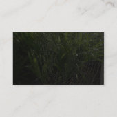 Spiderwebは午前中露で覆いました 名刺 (裏面)