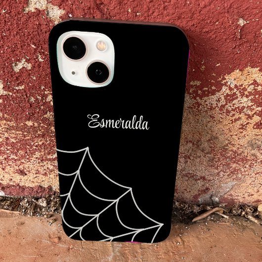 Spiderweb Goth Style Personalized Case-Mate iPhoneケース
