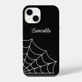 Spiderweb Goth Style Personalized iPhoneケース (裏面)
