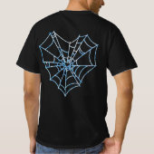 Spiderweb or Cobweb Printed Design Tshirt  Tシャツ (裏面)