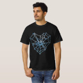 Spiderweb or Cobweb Printed Design Tshirt  Tシャツ (正面フル)