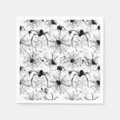 Spiderweb Pattern Halloween  スタンダードカクテルナプキン (正面)