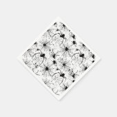 Spiderweb Pattern Halloween  スタンダードカクテルナプキン (角)