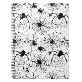 Spiderweb Pattern Halloween  ノートブック