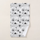 Spiderweb Pattern Halloween  バスタオルセット (ハンドタオル)